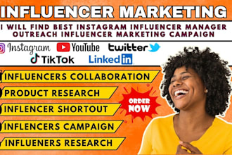 find best instagram influencer manager outreach influencer marketing campaign