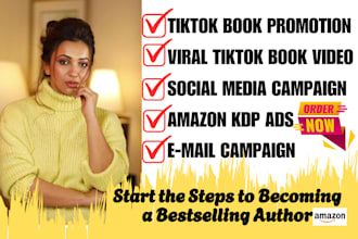 rank amazon ebook boost book sales tiktok booktok promotion influencer shoutout