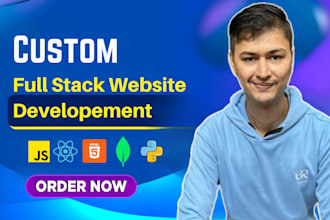 do website development as a full stack web developer, HTML CSS PHP laravel react
