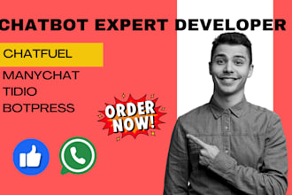 do chatbot with manychat tidio botpress intercom chatbase chatfuel