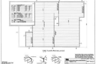 design your wood structure framing plan and foundation plan