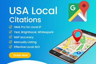 do 90k best USA local citations for google maps and local SEO expert
