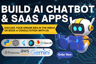 build ai chatbot ai website ai saas ai app  with seamless integration
