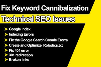 provide an expert SEO audit report and a competitive website analysis