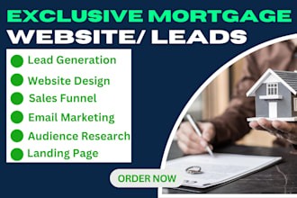 mortgage leads mortgage broker mortgage website mortgage landing page mortgage