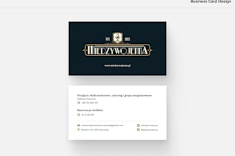 design a business card