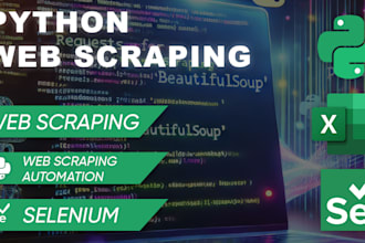 do web scraping and web scraping automation using python