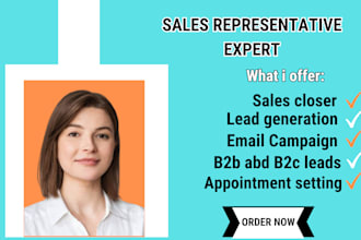 be your high ticket sales closer, sales lead telemarketing sales representative