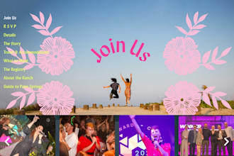 design event website event planning website party rental website event website
