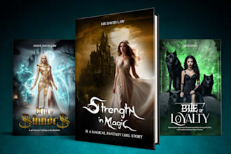 create stunning ebook or fantasy book cover design