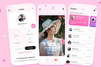 develop social media app, social chat app, chat app dating app, video chat app