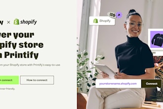 do print on demand shopify store with printify or printful