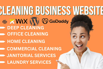 design house cleaning website, deep cleaning website, cleaning company website