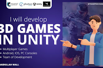 develop 3d games in unity 3d