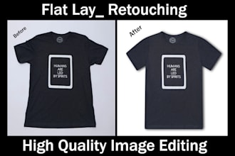 do flat lay clothing fashion image editing and retouching