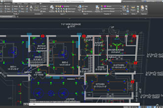 do electrical plan and load calculation for your given floor plan