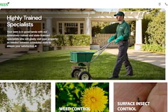 design lawn care website landscaping website flower planting mowing website