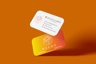 do business card and stationery design with logo