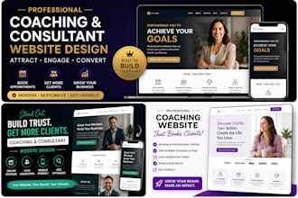 design responsive coaching, consultant, business coach, life coach website