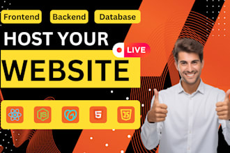 host your website and make it live