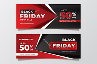 do custom minimalist logo design ad banner and poster design