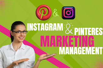manage your instagram facebook and pinterest marketing for brand growth