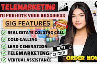 do b2b cold calling, virtual assistance, lead generation, and telemarketing