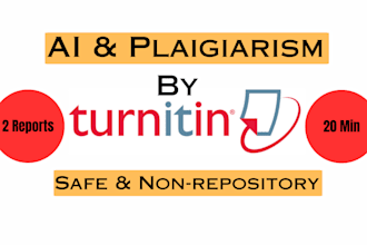 provide ai and plagiarism reports within 20 minutes