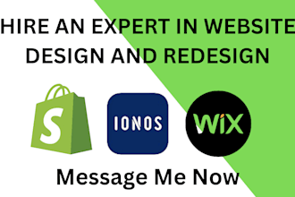 setup ionos website design and redesign, square and shrine theme for your store