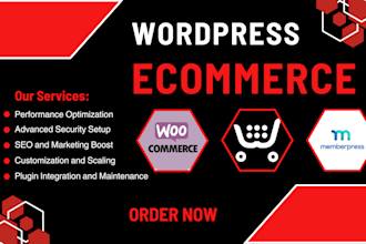 setup wordpress ecommerce woocommerce easy ecwid memberpress bigcommerce shopify