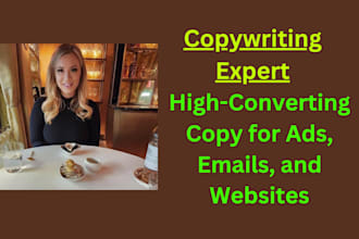 write high converting copy for ads, emails, and websites