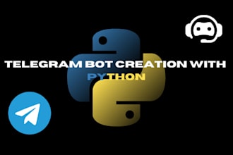 develop a custom telegram bot with python for your needs