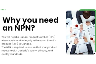 apply npn from health canada for your supplement