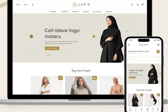 create lucrative SEO abaya shopify store, islamic wears dropshipping store
