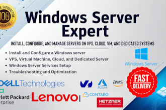 setup and manage windows server services
