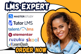 build lms website masterstudy tutor lms talent lms tribe circle ruzuku elementor
