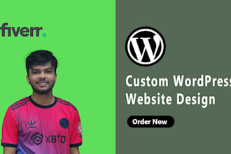 create wordpress website design, expert elementor customization