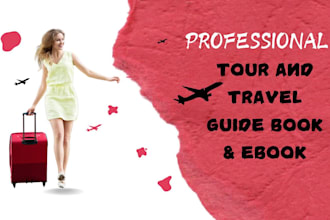 write, design travel guide book, travel tips on canva or indesign for amazon kdp