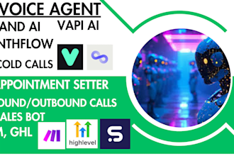 develop automated ai voice bot, ai calling agent, ai appointment setting, ghl