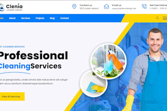 build cleaning service website, house, office cleaning, booking koala website