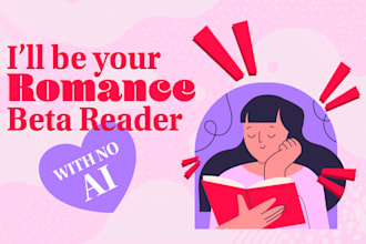be your affordable romance beta reader