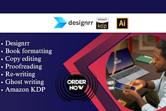 book formatting design ebook designrr catalog indesign, designrr amazon kdp