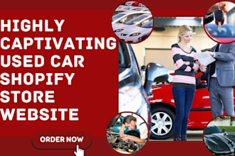 design used car auto repair rental car dealership towing shopify store website