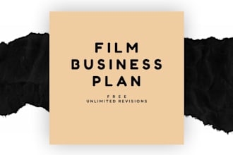 draft a film business plan with financial projection
