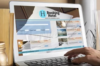 develop an hotel booking app, management app, booking app