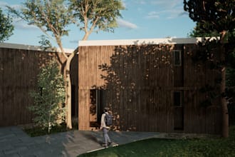 provide expert architectural renders in revit and twinmotion