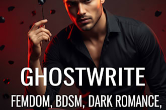 ghostwrite femdom, bdsm, dark romance, erotic fiction, smut, nsfw, bdsm, kinky