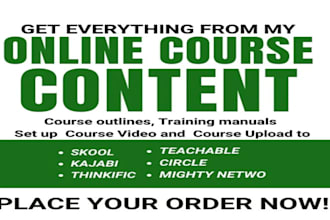 do ebook online course creation course curriculum skool community setup