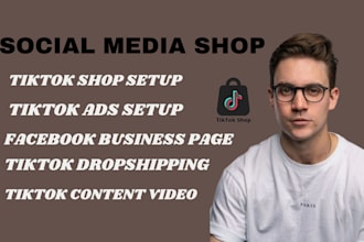 complete tiktok shop setup dropshipping integration ads manage for shopify
