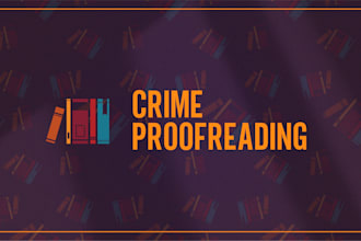 proofread your crime novel